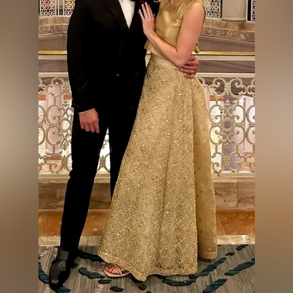 Gold Lehenga Set